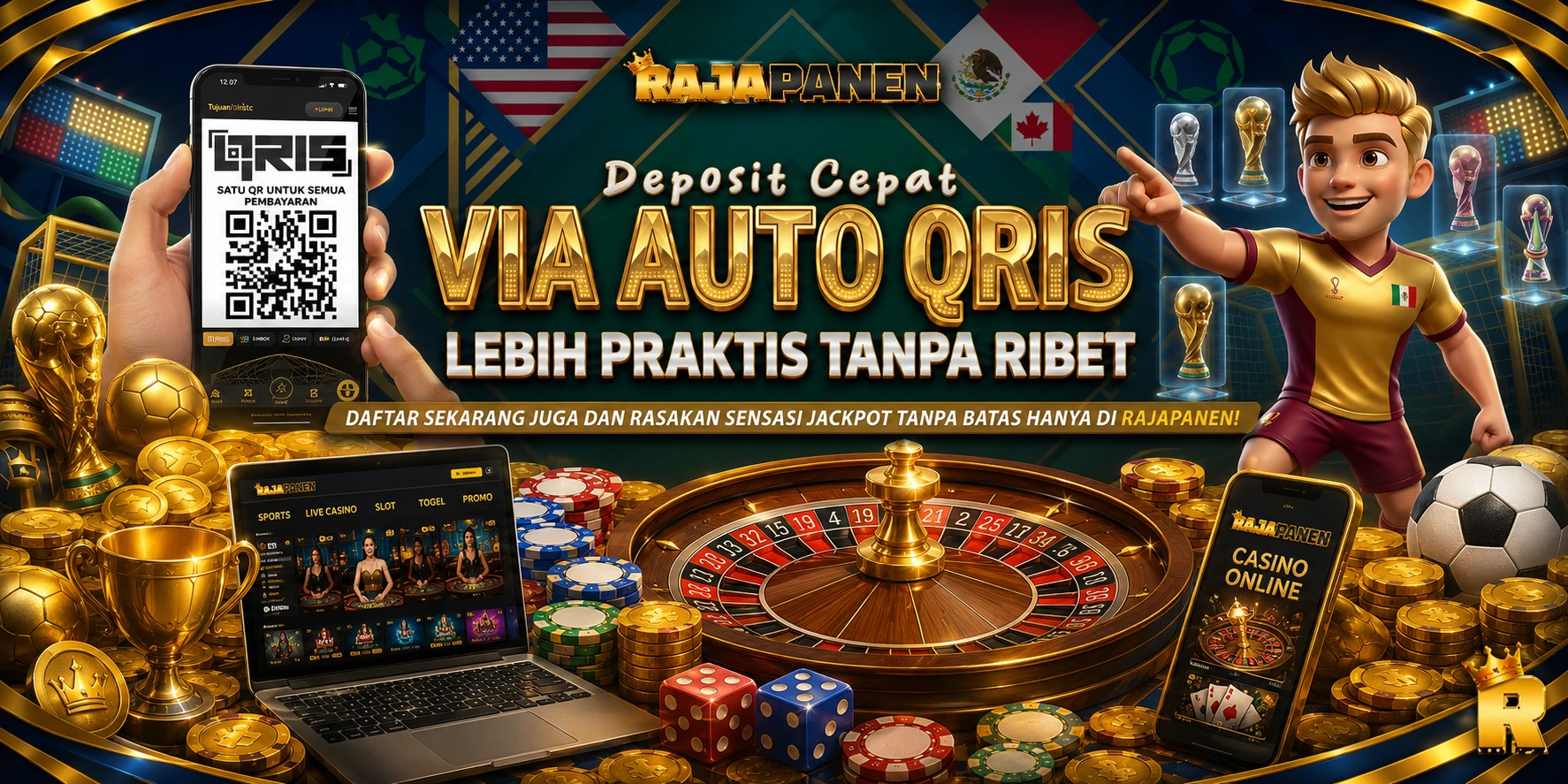 DEPOSIT ROULETTE VIA QRIS